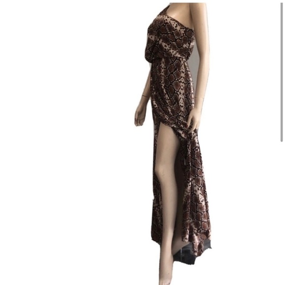 BCBGMAXAZRIA animal print maxi dress TART COMBO - Picture 1 of 16